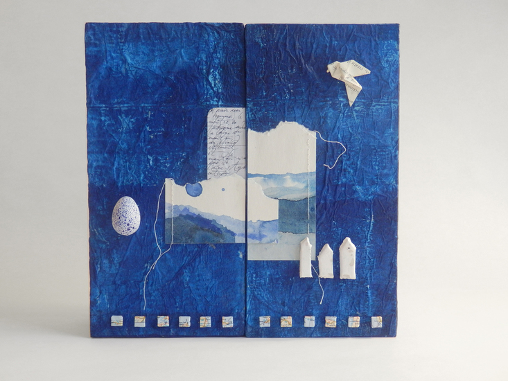 Herinneringsboek Je lève les yeux, le ciel est blue