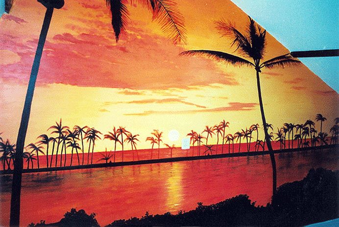 Tropische Zonsondergang