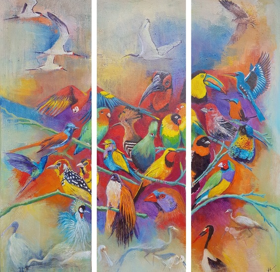 And I think to myself, what a colourful world