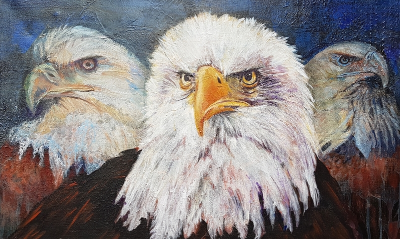 Eagles fly alone , not because they are proud. But because they are soaring above the clouds