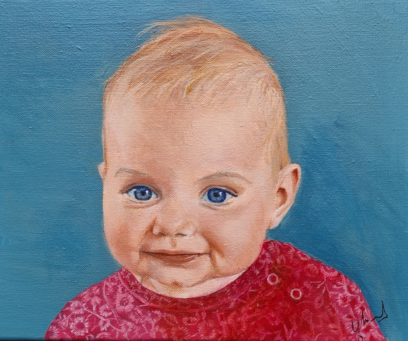 Portretje van Pleuntje, 8 maanden