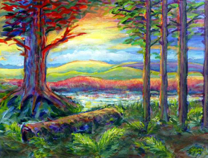 Bosrand in het Ahr-dal