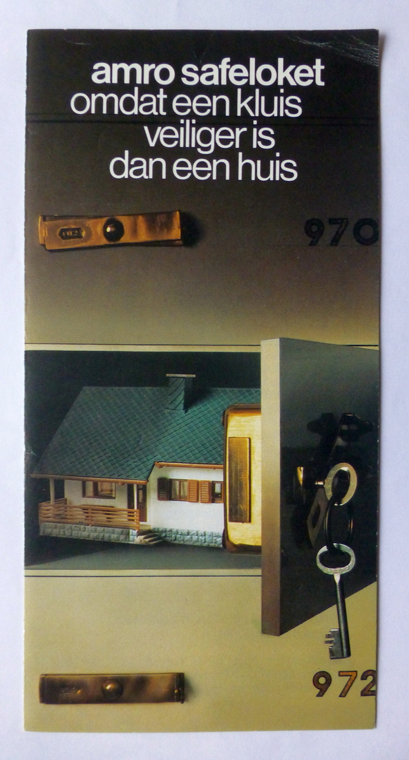 Ontwerp Flyer Safeloket AMRO Bank
