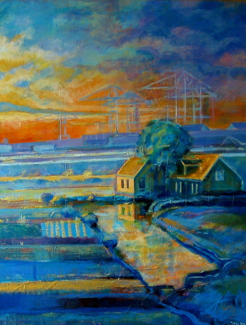 Meertje van Duinker - Gezicht op NDSM