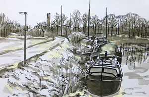 Pentekeningen van steden en dorpen