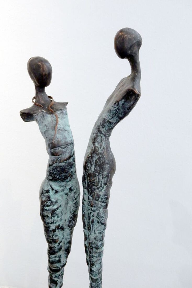 Man en vrouw verbonden