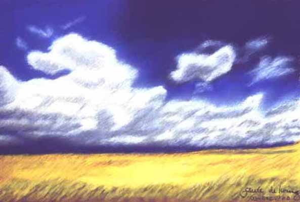 Rainclouds over the Field