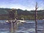 Landscape works mostly in pastel.
