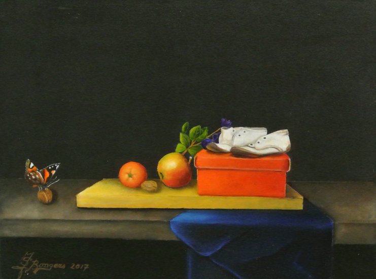 Stilleven: Mijn dochter eerste schoentjes