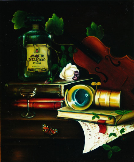 Stilleven met Amaretto