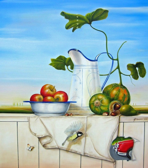 Stilleven verstoorde rust