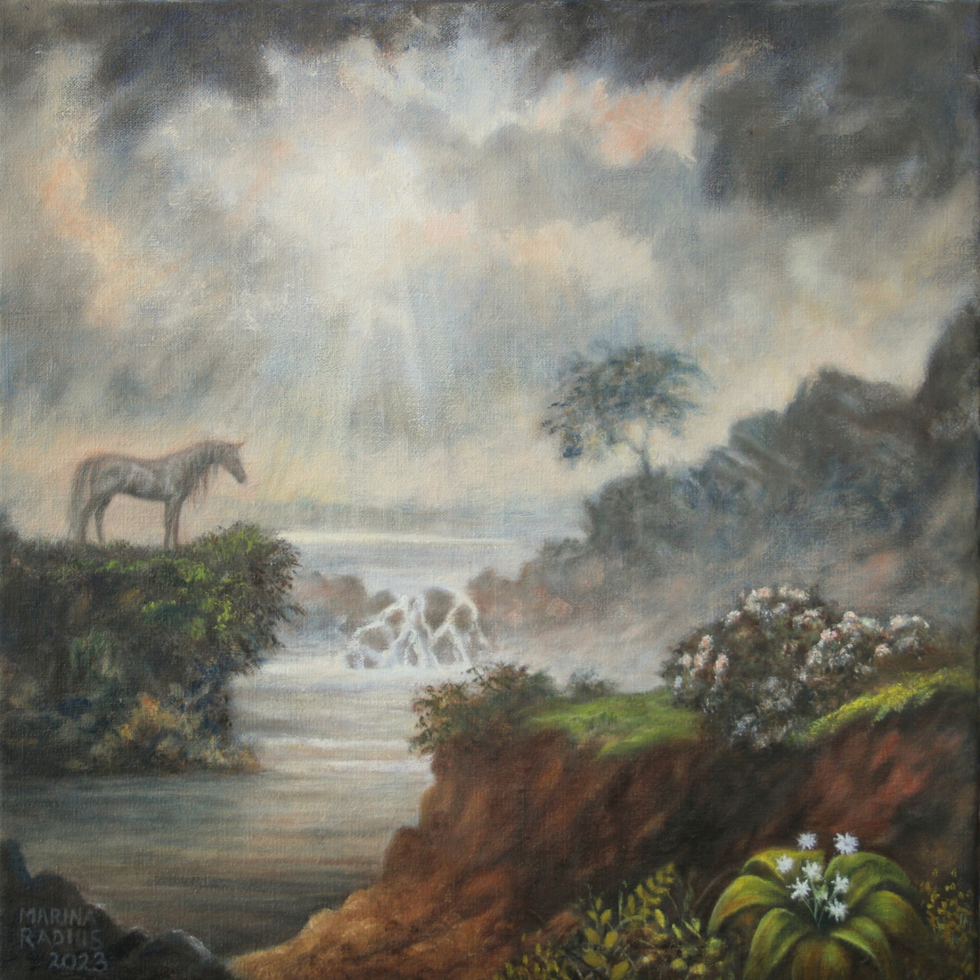 Dreamscape with horse