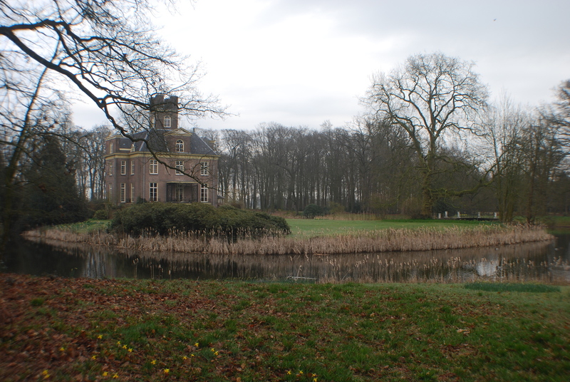 Zicht op het kasteel