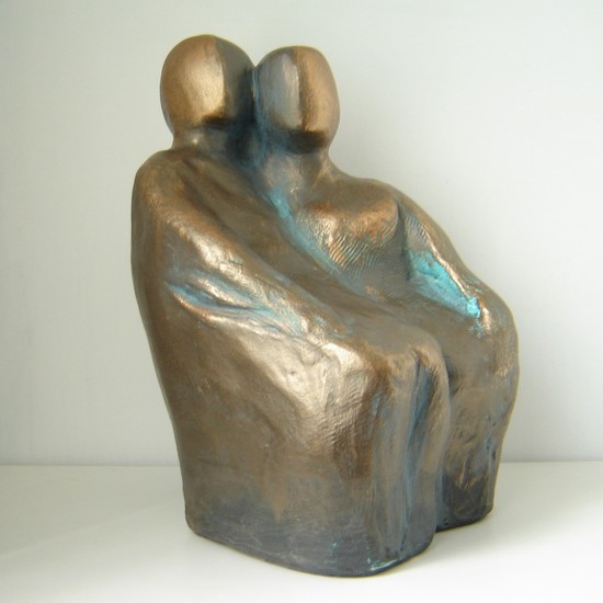 Liefdespaar knus (29 cm.hoog)