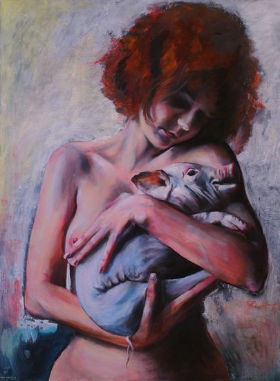 mother and pig