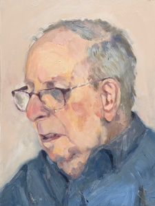 In mijn portretten werk ik op basis van foto's van toevallige momenten, die de persoonlijkheid weergeven.