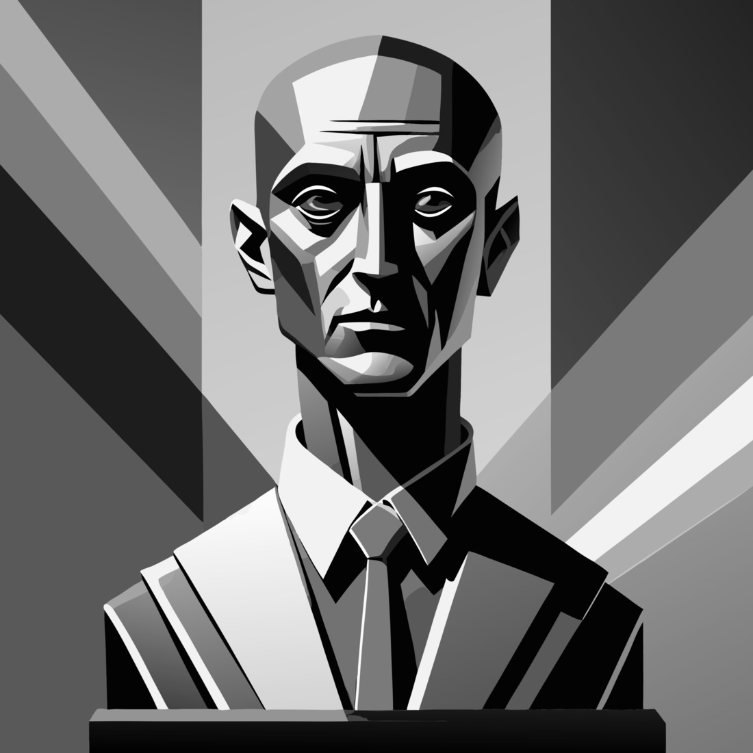 black and white drawing 02