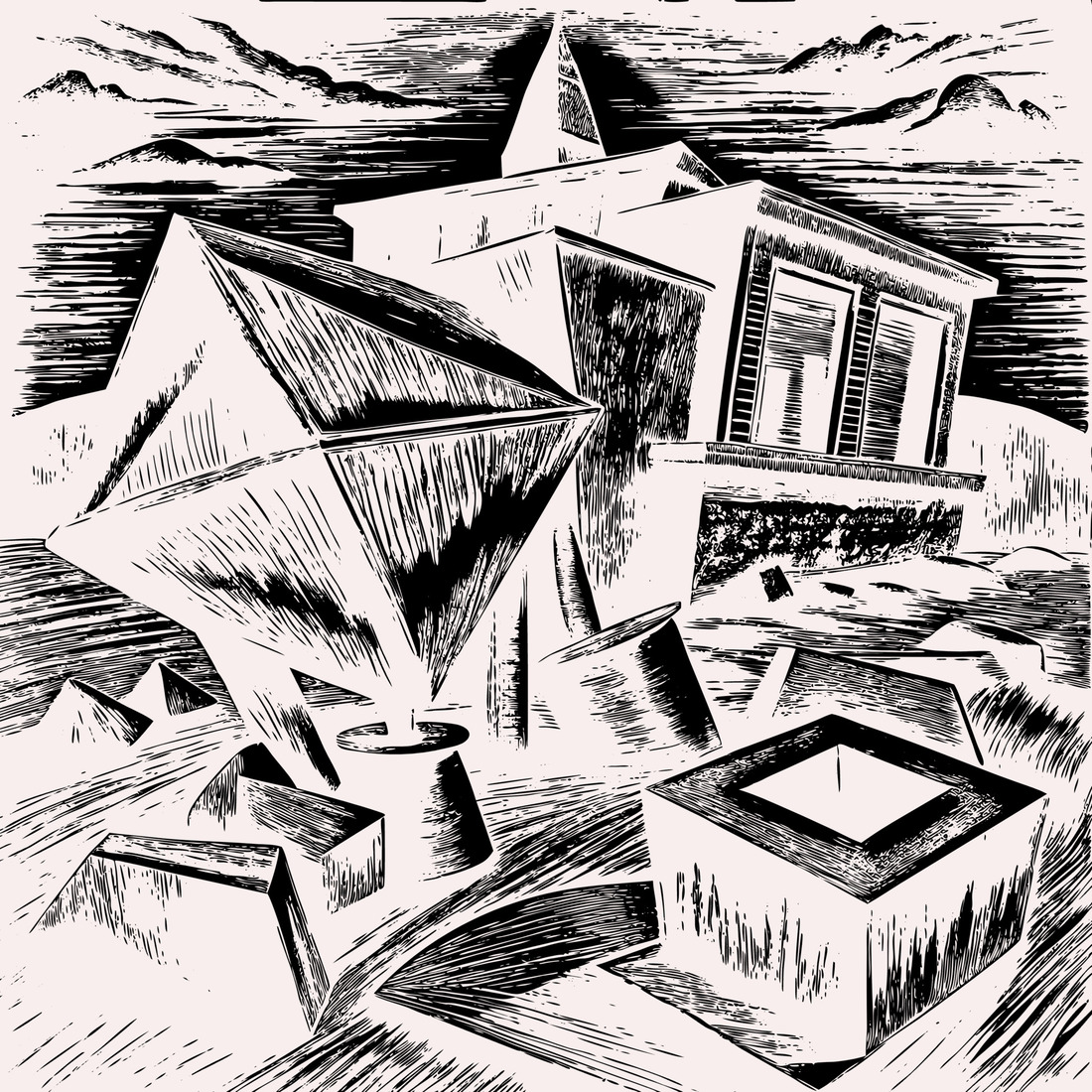 black and white drawing 04