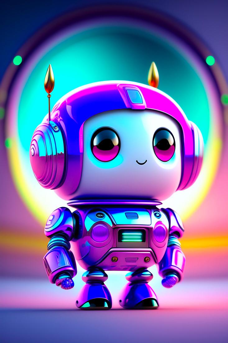 portrait of a small robot