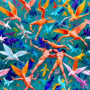 Mijn werk verkent de unheimische ruimte waar kunstmatige intelligentie de menselijke vorm nabootst – maar daarin op prachtige wijze faalt. Ik omarm de storingen: extra vingers, vervormde ledematen, dode ogen. Deze vervormingen zijn geen fouten – het zijn gltches. Ze verraden de leegte van het systeem.