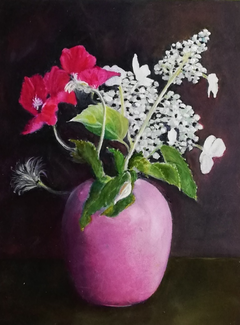 vase with flowers