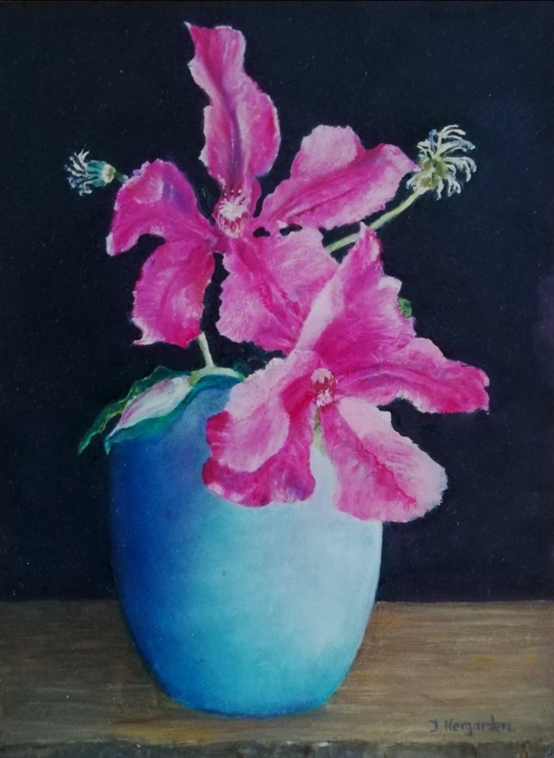 still life 3. Vase with flowers