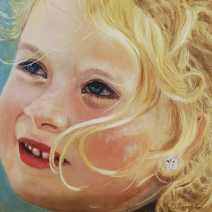  realistic representation of portraits in oil paint