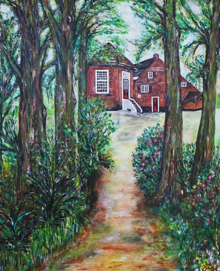 landhuis in natuurgebied