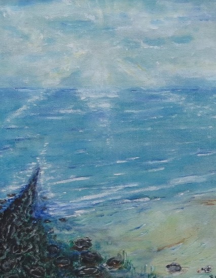 strand bij de schelde (links)