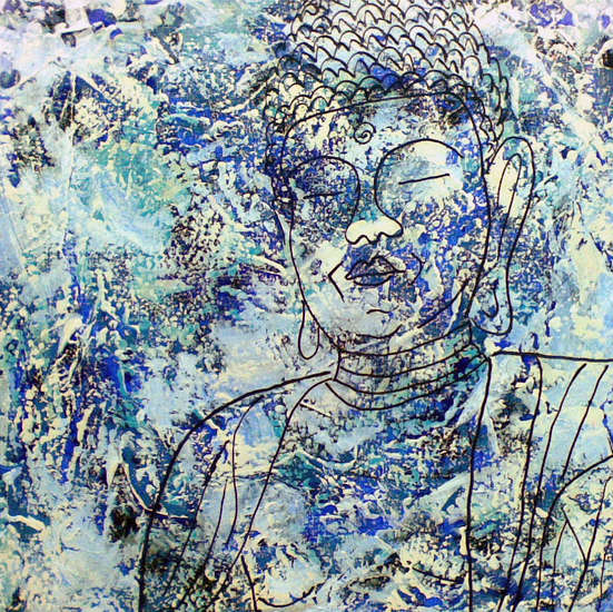 ByPeppe06 Buddha 100 x 100 cm