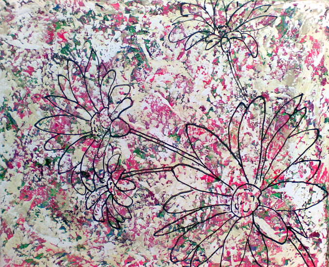 ByPeppe08 Bloemen 100 x 120 cm