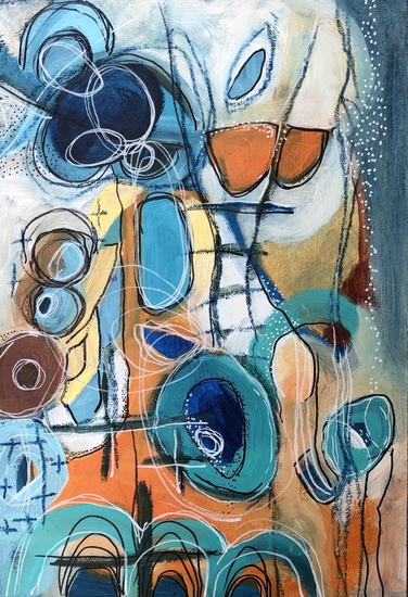 Waterelements walking down the stairs 4