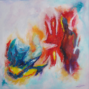 schilderijen intuïtief mixed media