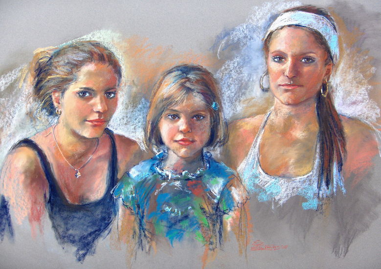 Dinja, Lucia en Rosa