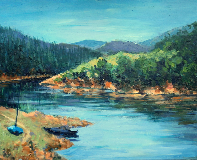 O Zêzere em Varzea do Pedro Mouro