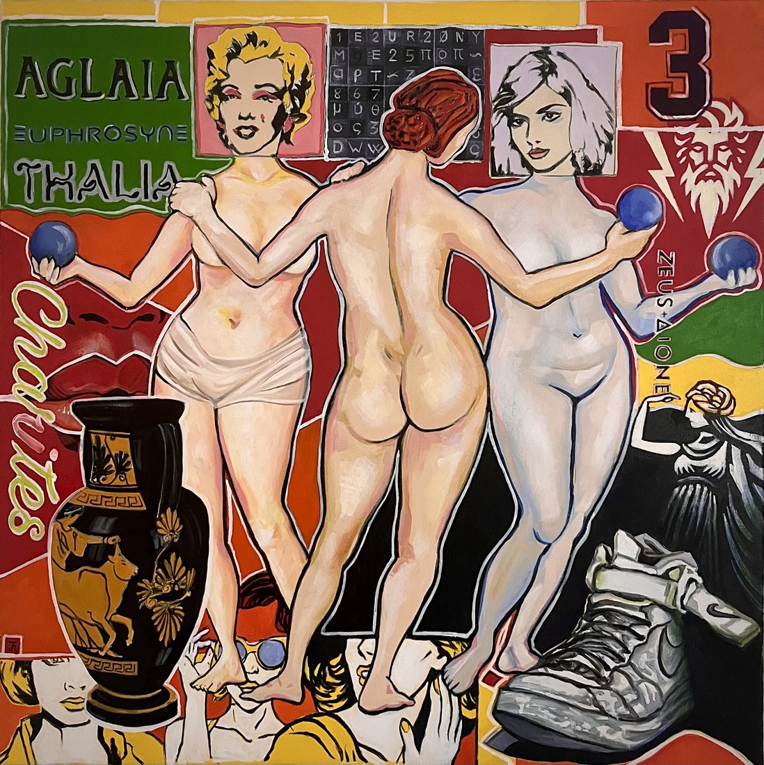 Three Graces, a pop-art mythe