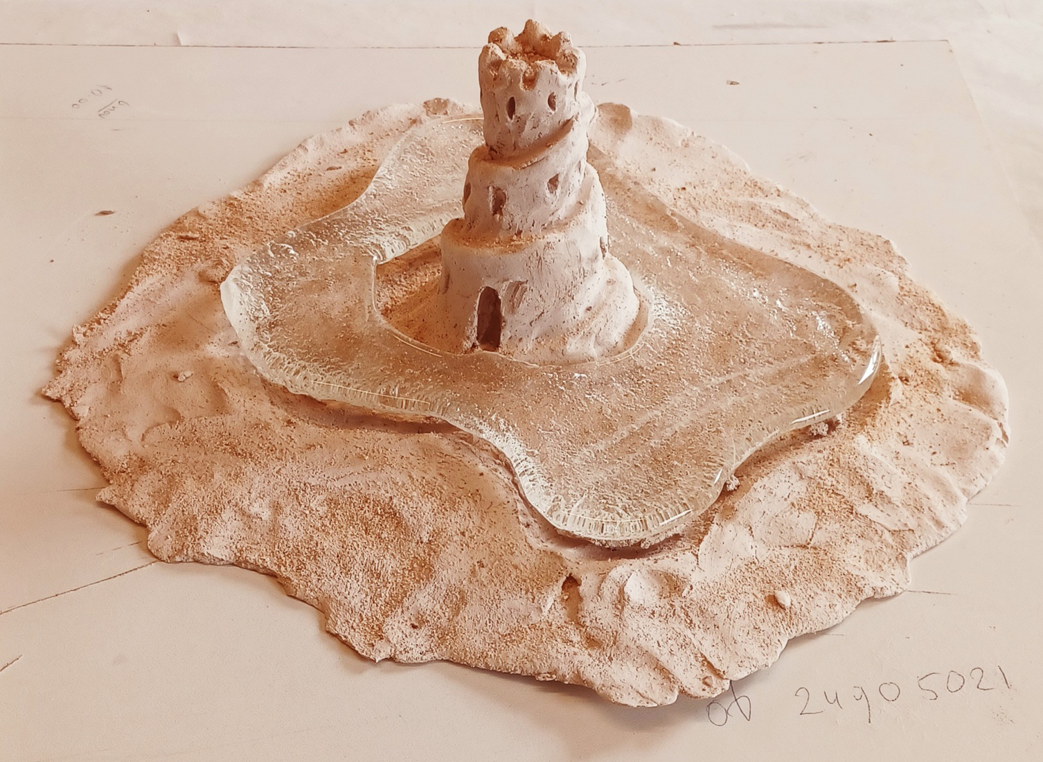 zandkasteel in t water