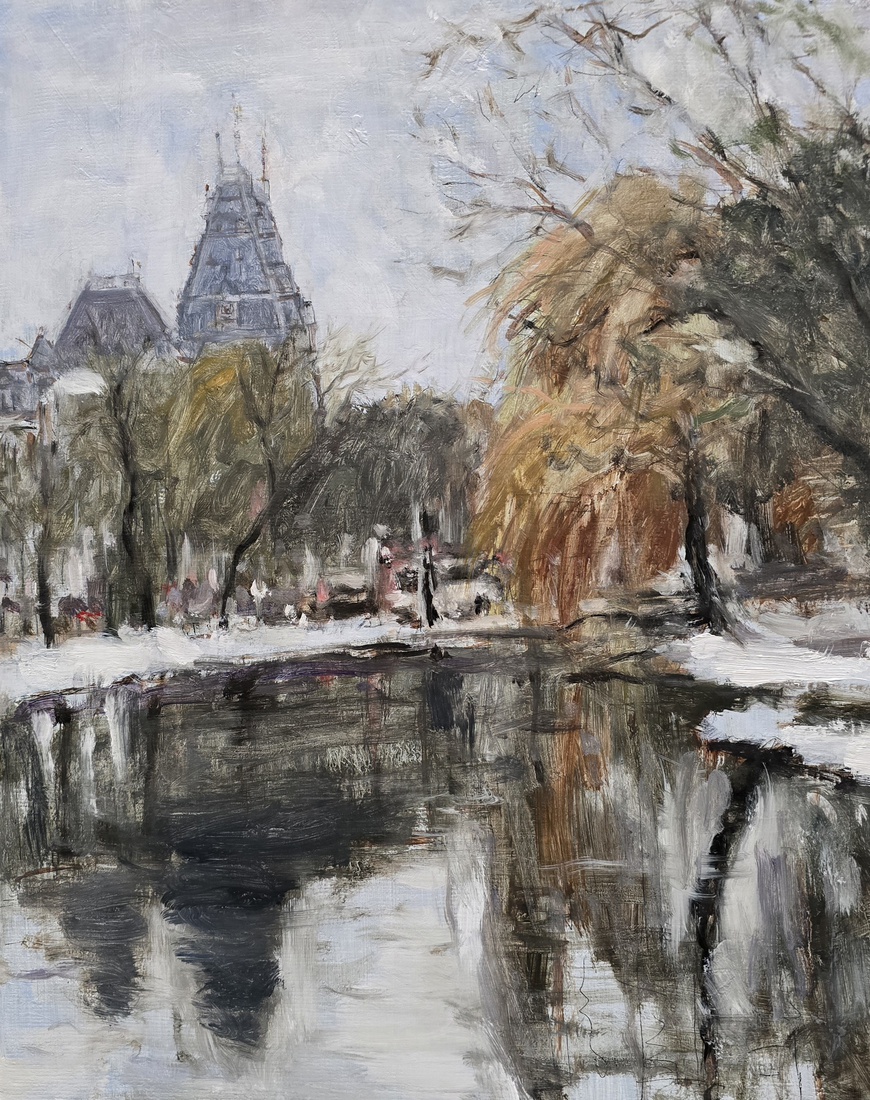 Uitgezicht op het Rijksmuseum