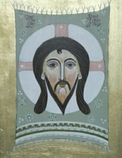 Jezus portret op Canvas