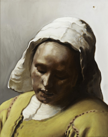 Kopie van Melkmeisje van Johannes Vermeer uit 1658