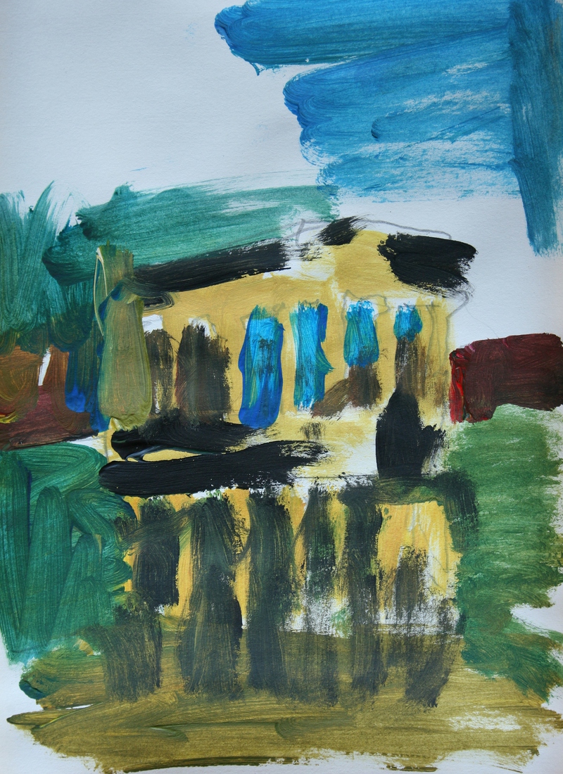 Tempel aan het water