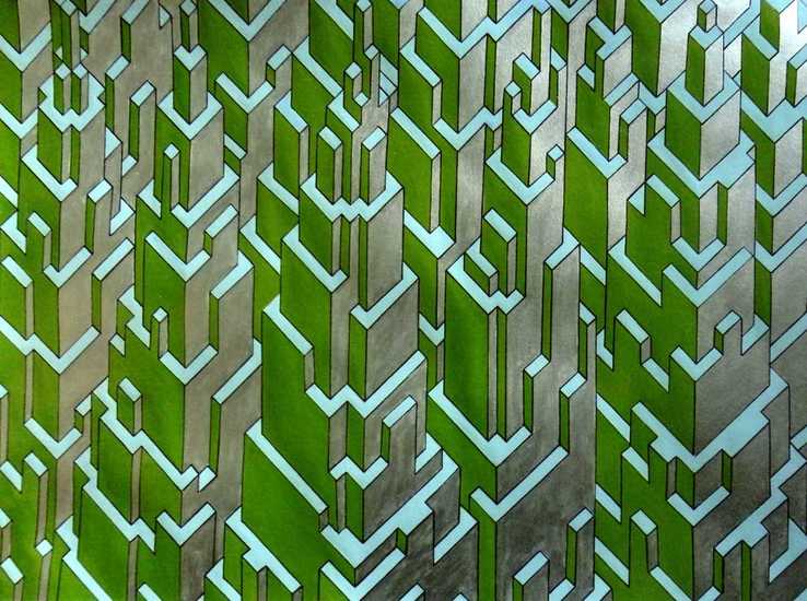 Manhattan in het groen