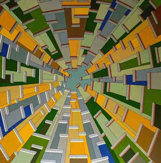 Manhattan naar boven