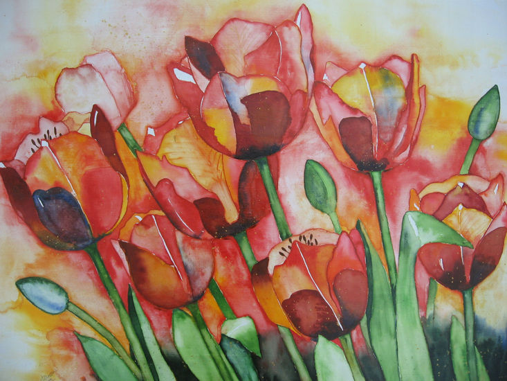Tulips Orange/gold