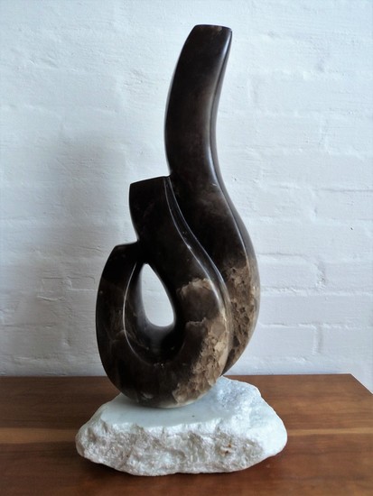 abstract bruine albast