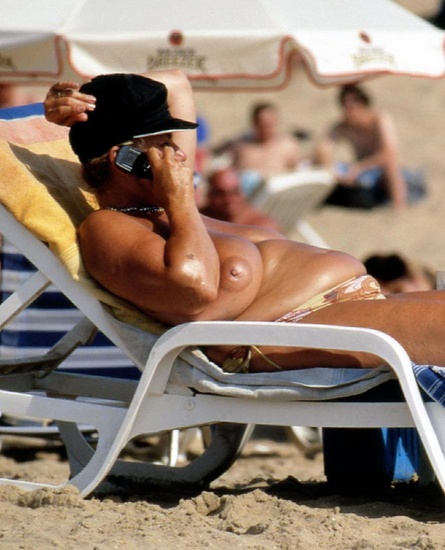 on the beach