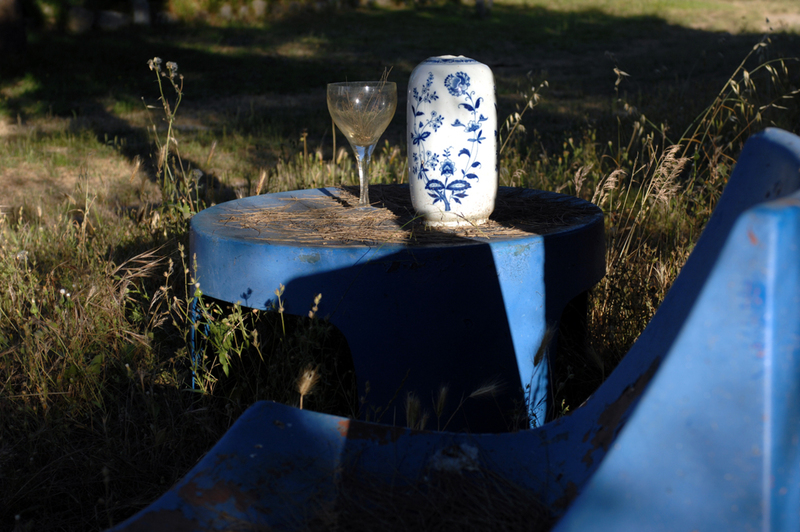Voor een glas