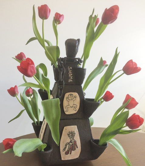 tulip vase: cover the shame