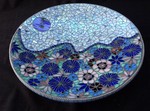 Mozaïek van handgesneden glas, smalti, glassteentjes