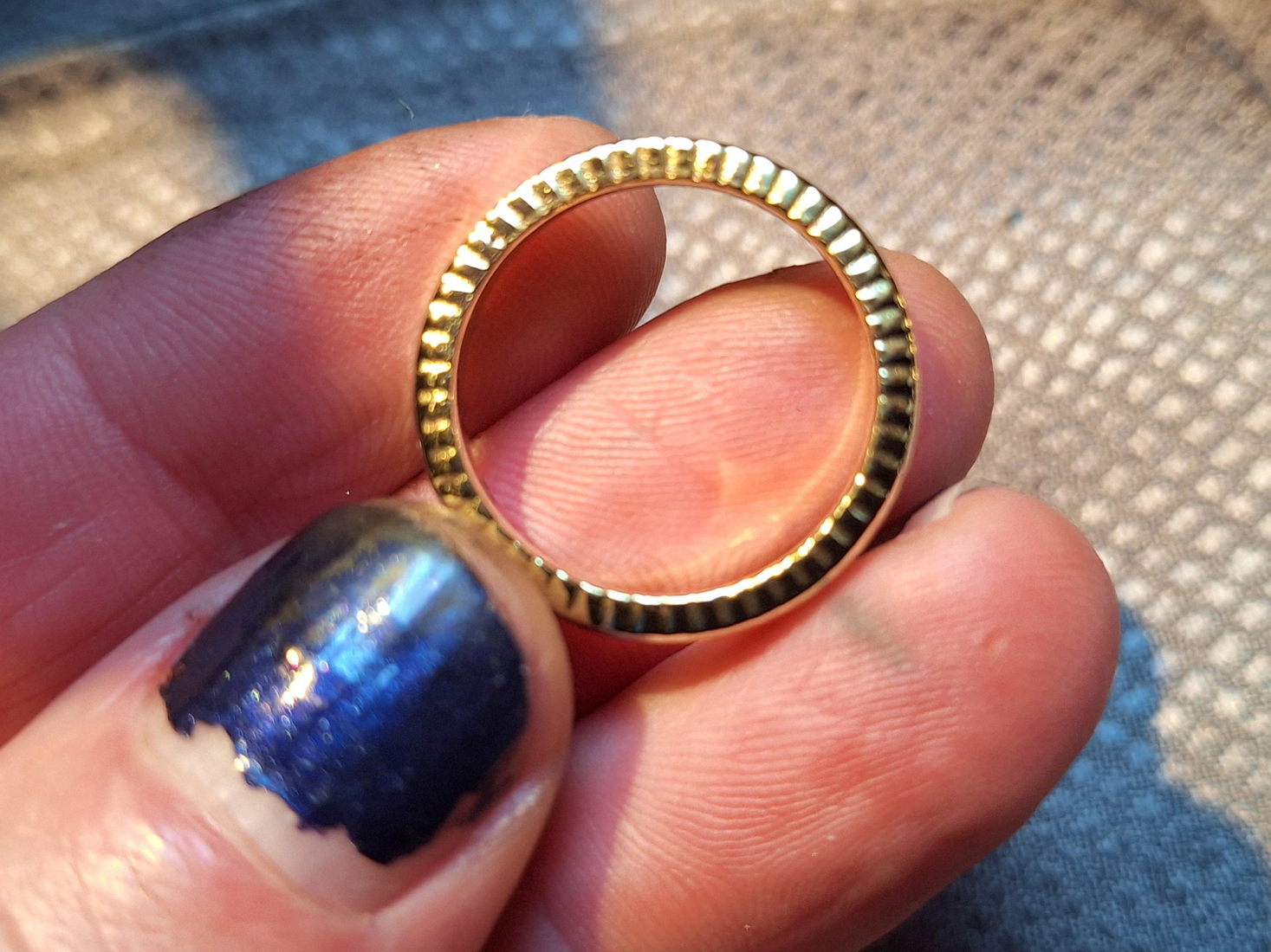 Ring gemaakt van een munt